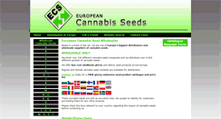 Desktop Screenshot of europeancannabisseeds.com